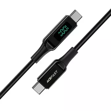 Acefast kabel USB Typ C - USB Typ C 2m, 100W (20V/5A) černý (C6-03 Black)