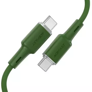 Acefast kabel USB typu C - USB typu C 1,2 m, 60W (20V / 3A) zelený (C2-03 oliver zelený)