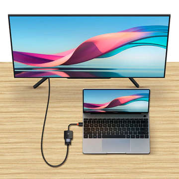 Adaptér Baseus Lite Series zásuvkový adaptér HDMI na VGA převodník