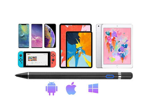 Aktivní kapacitní stylus Alogy pro černou obrazovku tabletu