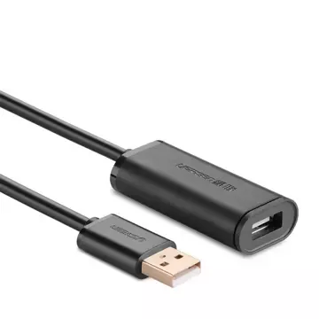 Aktivní prodlužovací kabel UGREEN USB 2.0 480 Mbps 5 m černý (US121 10319)