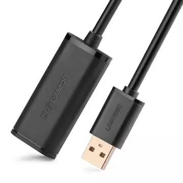 Aktivní prodlužovací kabel UGREEN USB 2.0 480 Mbps 5 m černý (US121 10319)