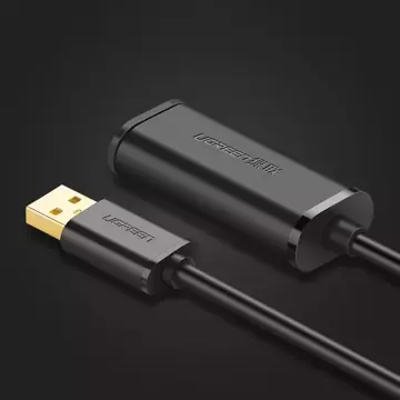 Aktivní prodlužovací kabel UGREEN USB 2.0 480 Mbps 5 m černý (US121 10319)