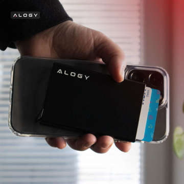 Alogy Anti-Theft Wallet RFID Smart Card Holder Black