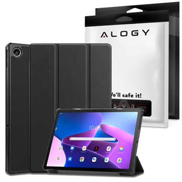 Alogy Book Cover Case pro Lenovo M10 Plus 10,6" TB-125F / TB-128F černé sklo