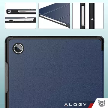 Alogy Book Cover Case pro Samsung Galaxy Tab A8 2021 SM-X200 / SM-X205 Navy Blue