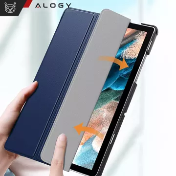 Alogy Book Cover Case pro Samsung Galaxy Tab A8 2021 SM-X200 / SM-X205 Navy Blue