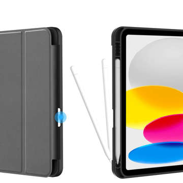 Alogy Book Cover Pencil Case Ochranné pouzdro pro Apple iPad 10gen 10.9 2022 černé sklo