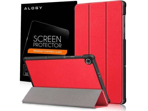 Alogy Book Cover pro Lenovo M10 Gen 2 TB-X306 červené sklo