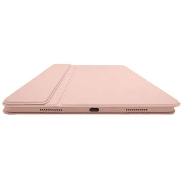 Alogy Case Bluetooth klávesnice 4v1 dotyková magnetická tužka pro Apple iPad Pro 12.9 2021 růžová