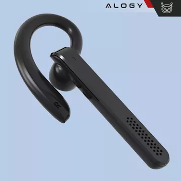 Alogy Earphone Bluetooth sluchátka pro telefon, voděodolná IPX4, pro volání, černá