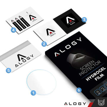 Alogy Hydrogel Hydrogel ochranná fólie pro chytré hodinky pro Huawei Watch GT 3 Pro 46 mm