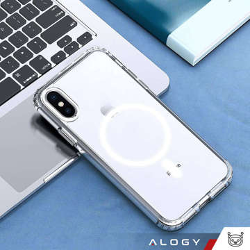 Alogy MagSafe Clear Case pro Apple iPhone X / XS Clear Glass