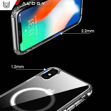 Alogy MagSafe Clear Case pro Apple iPhone X / XS Transparent