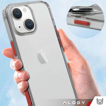 Alogy Protective Case Ochranný kryt pro Apple iPhone 14 Černý a průhledný