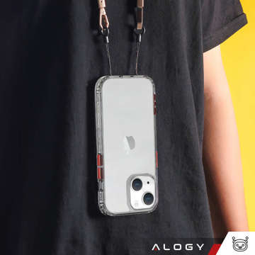 Alogy Protective Case Ochranný kryt pro Apple iPhone 14 Černý a průhledný