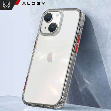 Alogy Protective Case Ochranný kryt pro Apple iPhone 14 Černý a průhledný