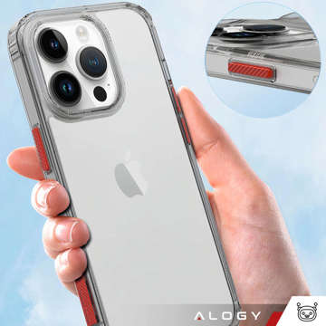 Alogy Protective Case Ochranný kryt pro Apple iPhone 14 Pro Max Black and Clear Glass