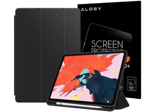 Alogy Smart Case pro Apple iPad 10.2 2019 7Gen Black Alogy Glass