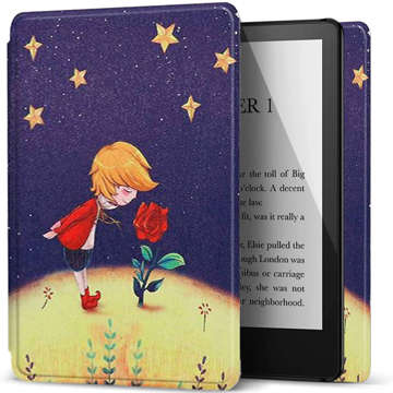 Alogy Smart Case pro Kindle Paperwhite 5 / V (11. gen.) Little Prince Rose Glass