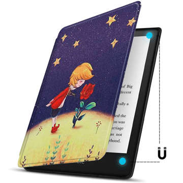 Alogy Smart Case pro Kindle Paperwhite 5 / V (11. gen.) Little Prince Rose Glass