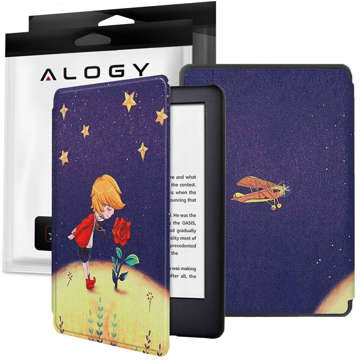 Alogy Smart Case pro Kindle Paperwhite 5 / V (11. gen.) Little Prince Rose Glass