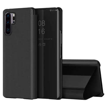 Alogy Smart Clear View Cover Flip Case pro Huawei P30 Pro Black Glass Alogy Full