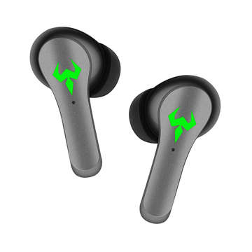 Alogy TWS 9D EarPhones Bluetooth 5.2 bezdrátová sluchátka s dokovací stanicí a mikrofonem PowerBank pro hráče černá