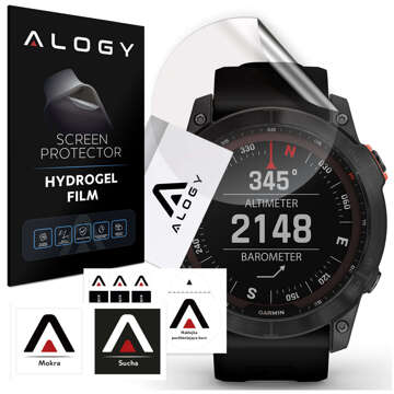 Alogy hydrogelová ochranná fólie pro chytré hodinky Garmin Fenix ​​​​7x Pro