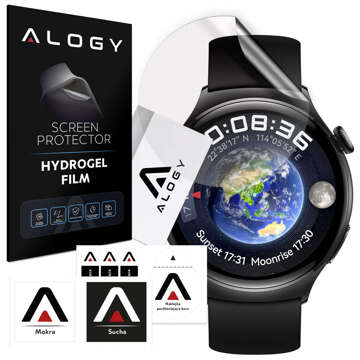 Alogy hydrogelová ochranná fólie pro chytré hodinky pro Huawei Watch 4