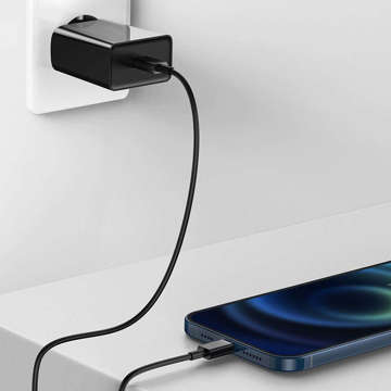 Alogy rychlá USB-C Typ C PD 20W Černá nástěnná nabíječka