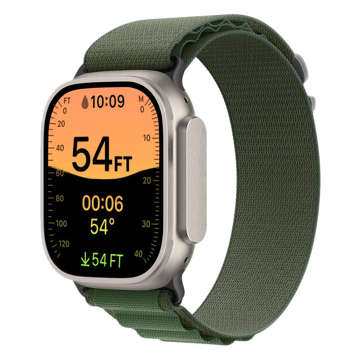 Alogy sportovní řemínek pro Apple Watch 4/5/6/7/8/SE/Ultra (42/44/45/49 mm) zelený