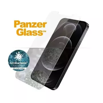 Antibakteriální sklo PanzerGlass Pro Standard Super pro iPhone 12/12 Pro