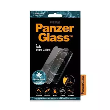 Antibakteriální sklo PanzerGlass Pro Standard Super pro iPhone 12/12 Pro