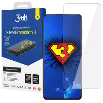 Antivirová fólie Silver Protection 3mk 7H na celou obrazovku pro Samsung Galaxy S22