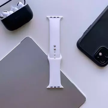 Apple Watch s ikonou Tech-protect 4/5/6/7/8/se (38/40/41 mm) bílá