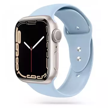 Apple Watch s ikonou Tech-protect 4/5/6/7/8/se (38/40/41 mm) nebesky modrá