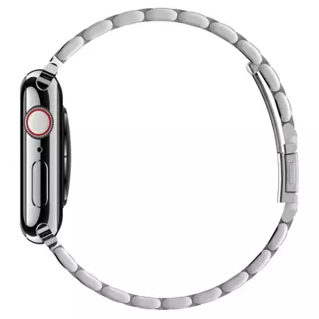 Apple hodinky Spigen moderní fit pásek 4 / 5 / 6 / 7 / 8 / se / ultra (42 / 44 / 45 / 49 mm) stříbrné