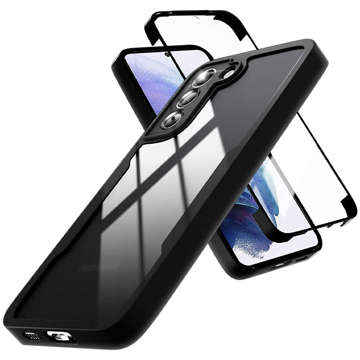 Armored 360 Case Alogy Armor Phone Case pro Samsung Galaxy S21 FE / 5G černé