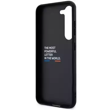 BMW Pouzdro pro Samsung Galaxy S23 Leather Stamp Tricolor black