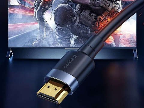 Baseus Cafule 4K FULL HD 3D HDMI-HDMI 2.0 kabel 2m černo-šedý