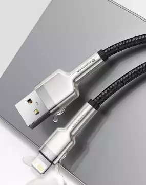 Baseus Cafule Metal Data USB kabel - Lightning 2,4 A 2 m bílý (CALJK-B02)