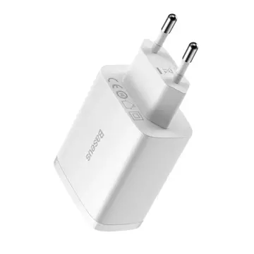 Baseus Compact nabíječka 3x USB 17W bílá (CCXJ020102)