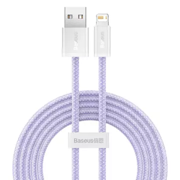 Baseus Dynamic 2 Series kabel USB-A - Lightning 2.4A 480Mb/s 2m fioletowy