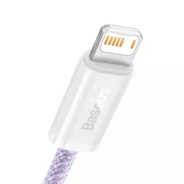 Baseus Dynamic USB to Lightning kabel, 2,4A, 2m (fialový)