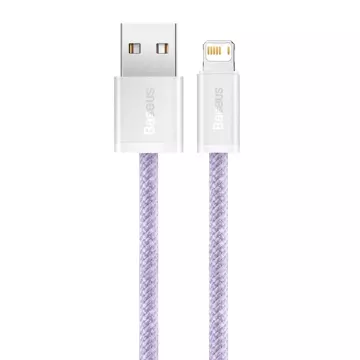 Baseus Dynamic USB to Lightning kabel, 2,4A, 2m (fialový)