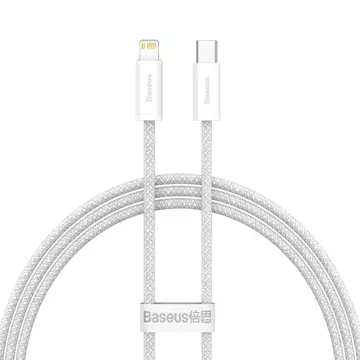 Baseus Dynamic kabel USB Typ C - Lightning Power Delivery 20W 1m biały (CALD000002)