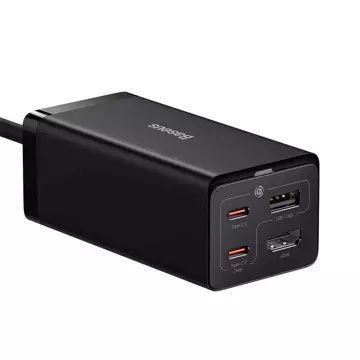 Baseus GaN5 Pro 2xUSB-C USB HDMI nástěnná nabíječka, 67W (černá)
