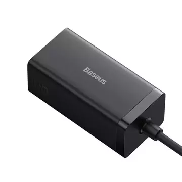 Baseus GaN5 Pro 2xUSB-C USB HDMI nástěnná nabíječka, 67W (černá)