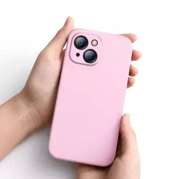 Baseus Liquid Gel Case silikonový kryt pro iPhone 13 růžový (ARYT000904)